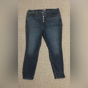 Good American - Good Waist Skinny Jeans with Button Fly